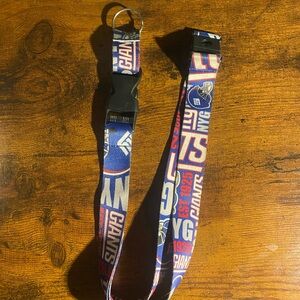 NFL Blue and Red Lanyard